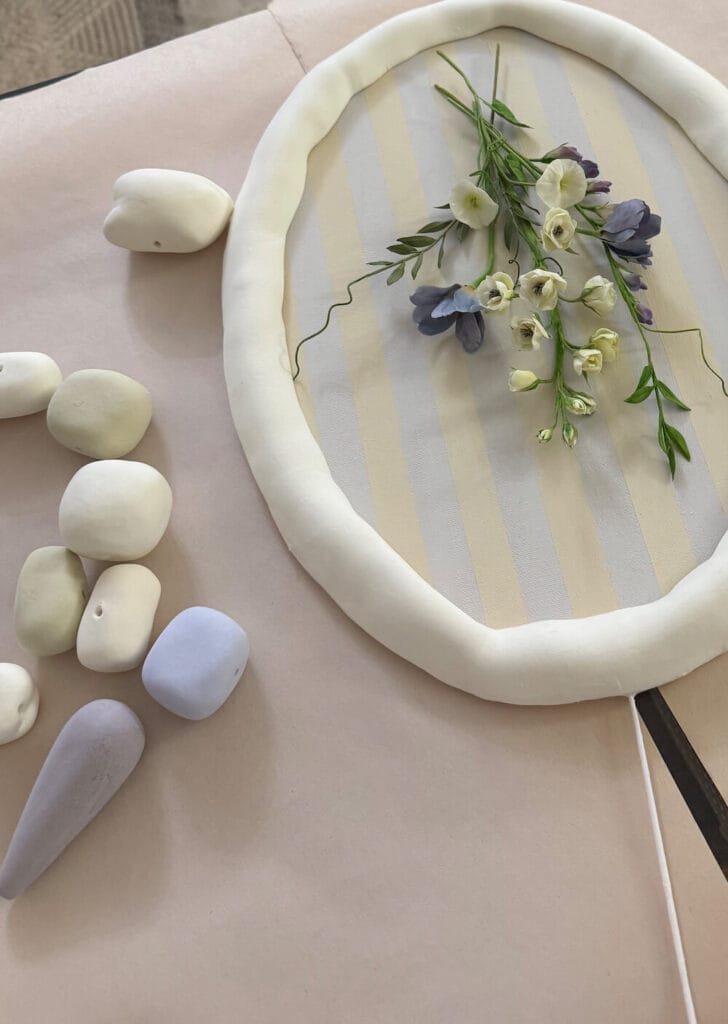 Making Floral Clay art