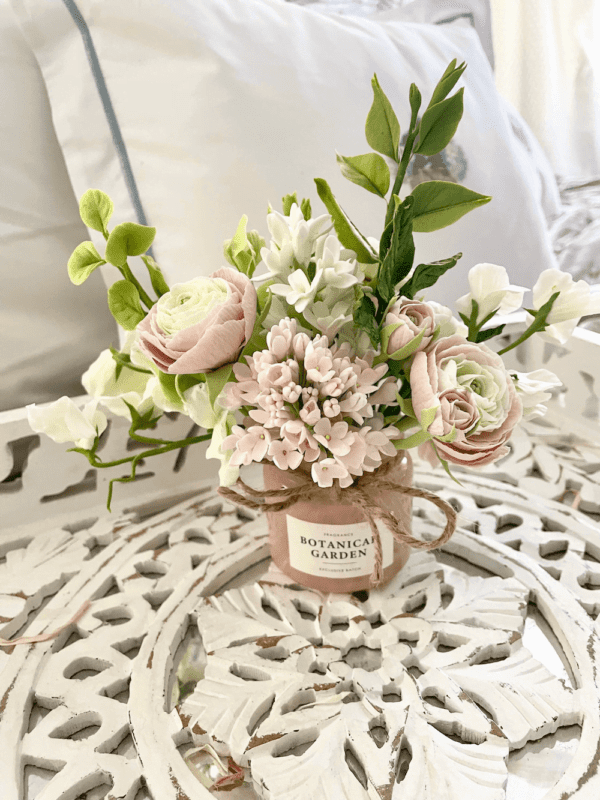 Elegant pastel pink flower arrangement