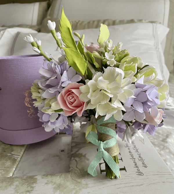 bridal pastel wedding bouquet