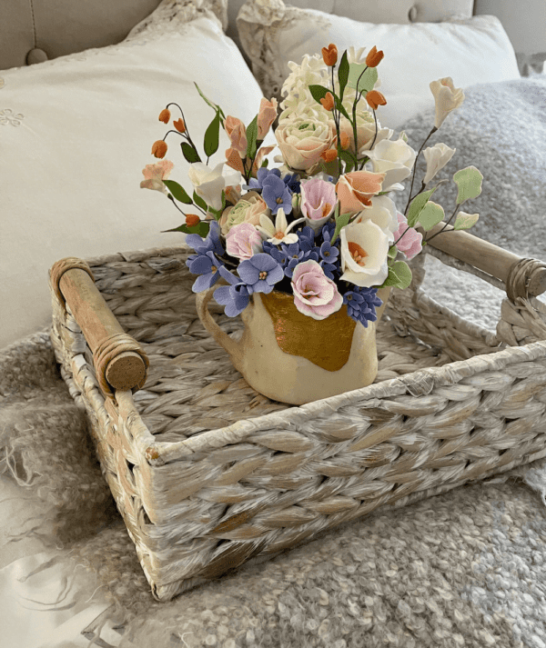 Field Flowers in Vintage pot - Image 6