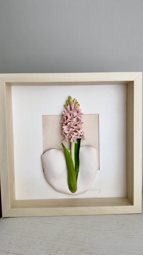 Pink Hyacinth wall decor