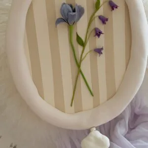 Striped Flowers Artwork