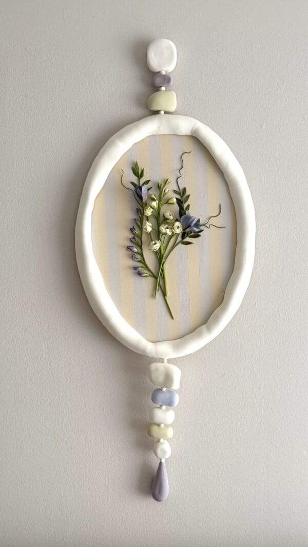 whitewashed frame wall art